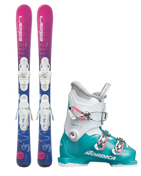 엘란 SKY QS (100-120)아동 스키세트 (SPEEDMACHINE J3 GIRL)