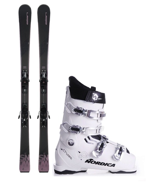 엘란 SNOW BLACK LS 여성 스키세트2 (노르디카 CRUISE W)